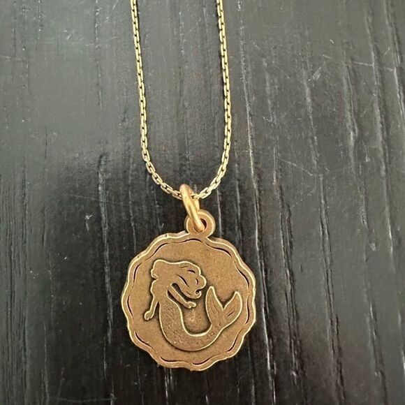 Alex and Ani gold, mermaid necklace. - Picture 3 of 5